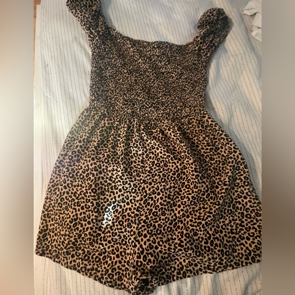 Forever 21 leopard print romper
